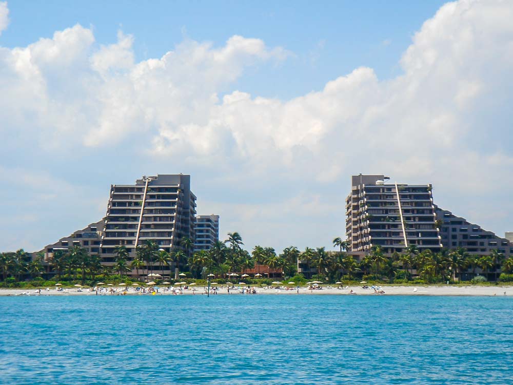 Key Colony Key Biscayne as seen from Ocean